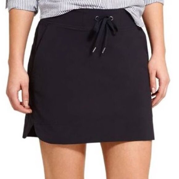 Athleta Midtown Skort Black Size 10 Inner Shorts A Line Athleisure Sporty Active - Picture 2 of 15